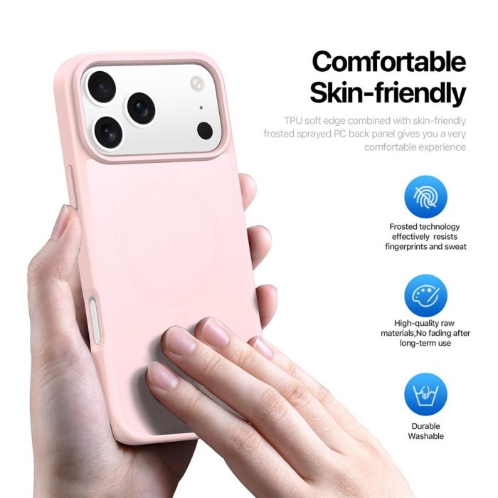 Bild 5, DUX DUCIS iPhone 17 Pro Skal MagSafe Yind Series Rosa