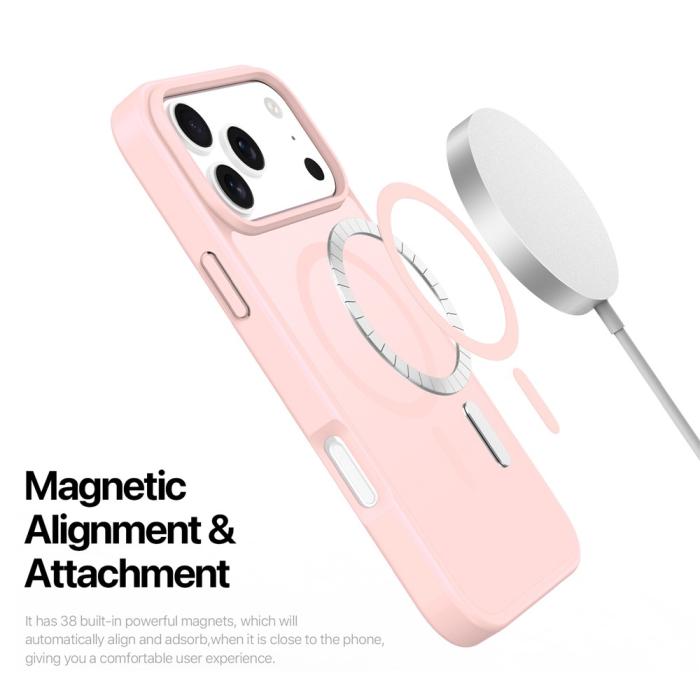 Bild 6, DUX DUCIS iPhone 17 Pro Skal MagSafe Yind Series Rosa