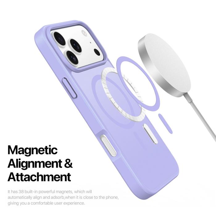 Bild 6, DUX DUCIS iPhone 17 Pro Skal MagSafe Yind Series Lila