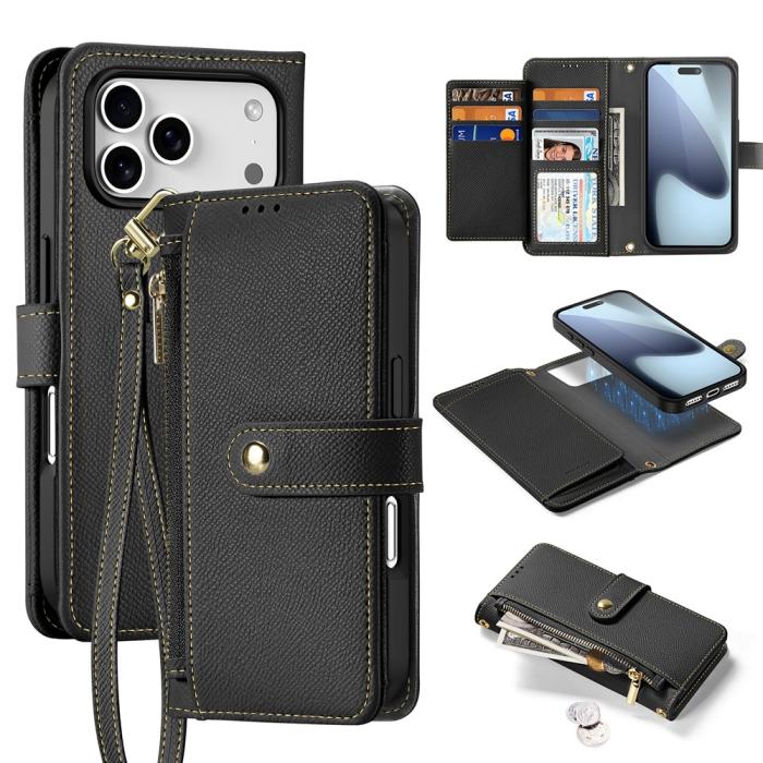 Bild 1, DUX DUCIS iPhone 17 Pro 2in1 Magnet Fodral Lawa Series Svart