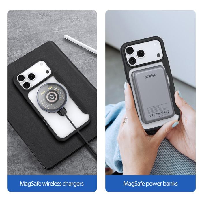 Bild 3, DUX DUCIS iPhone 17 Pro Fodral MagSafe Kickstand Skin X Pro