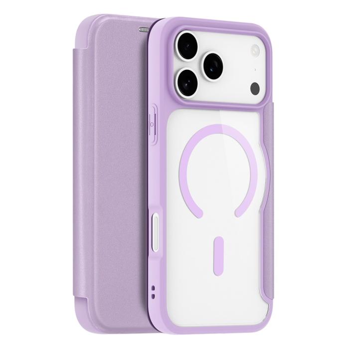 Bild 1, DUX DUCIS iPhone 17 Pro Fodral MagSafe Skin X Pro Lila / Rosa
