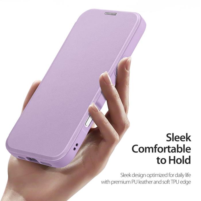 Bild 6, DUX DUCIS iPhone 17 Pro Fodral MagSafe Skin X Pro Lila / Rosa
