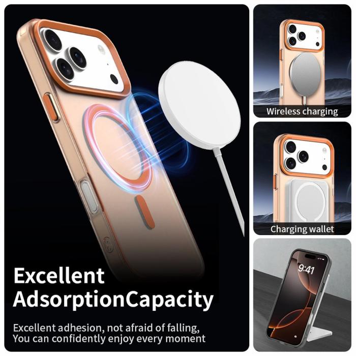 Bild 3, iPhone 17 Pro Skal MagSafe Hybrid Orange