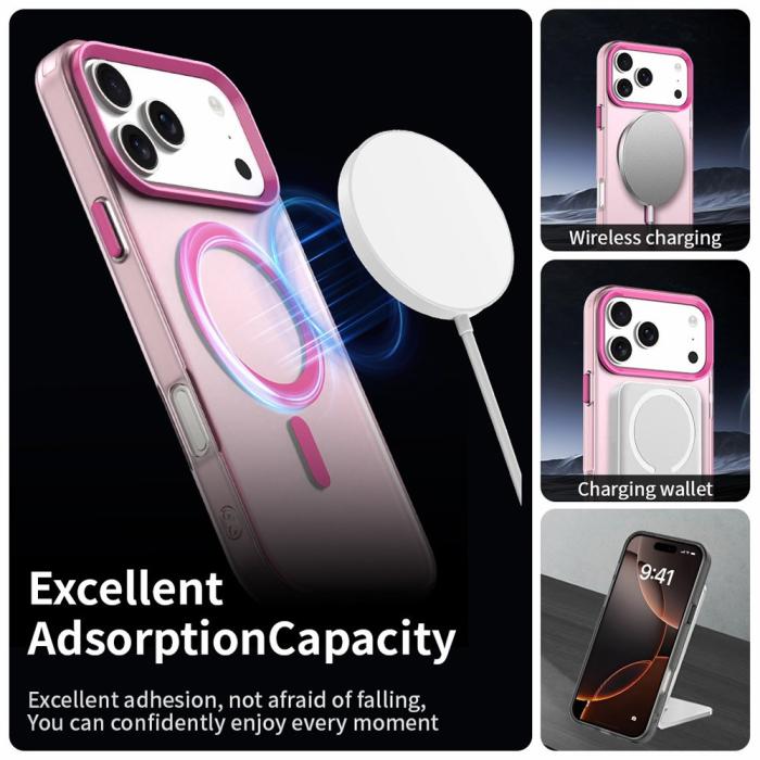 Bild 3, iPhone 17 Pro Skal MagSafe Hybrid Rosa