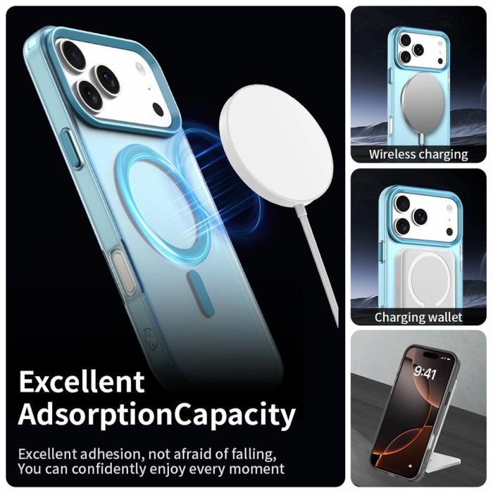 Bild 3, iPhone 17 Pro Skal MagSafe Hybrid Blå
