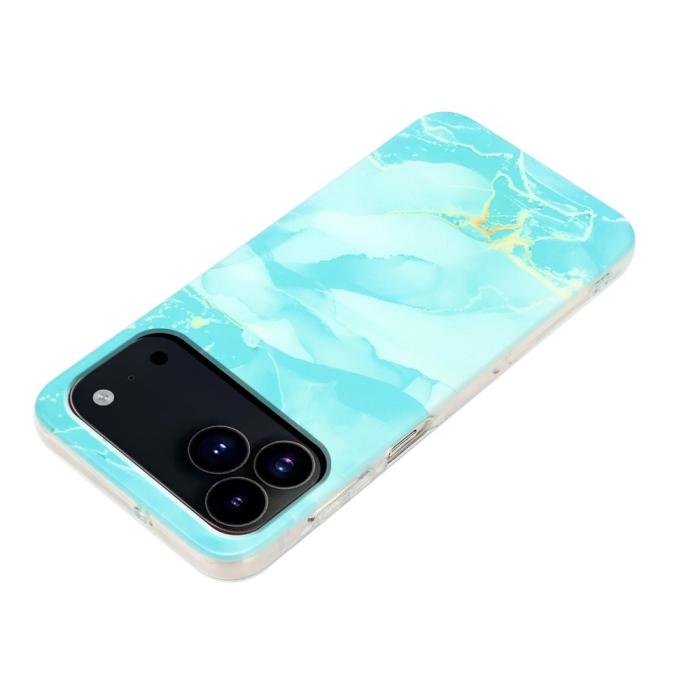 Bild 3, iPhone 17 Pro Skal TPU Marmor Grön