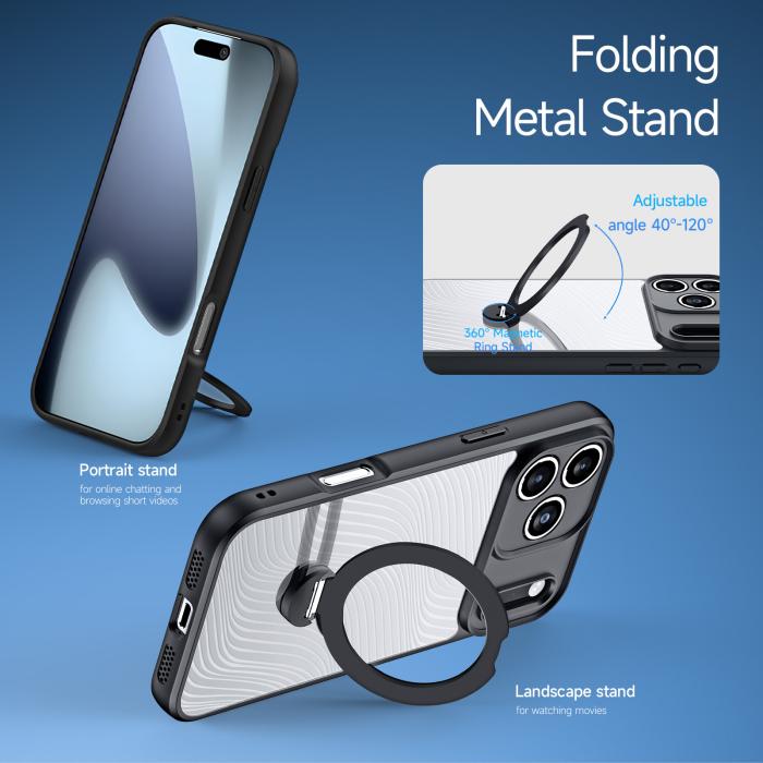 Bild 4, DUX DUCIS iPhone 17 Pro Skal MagSafe Kickstand Aimo Series