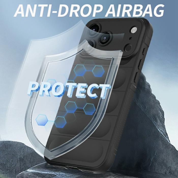 Bild 2, iPhone 17 Pro Skal Magic Shield Vinröd