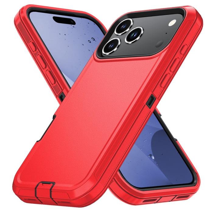 Bild 4, iPhone 17 Pro Skal Extreme Shockproof Hybrid Röd