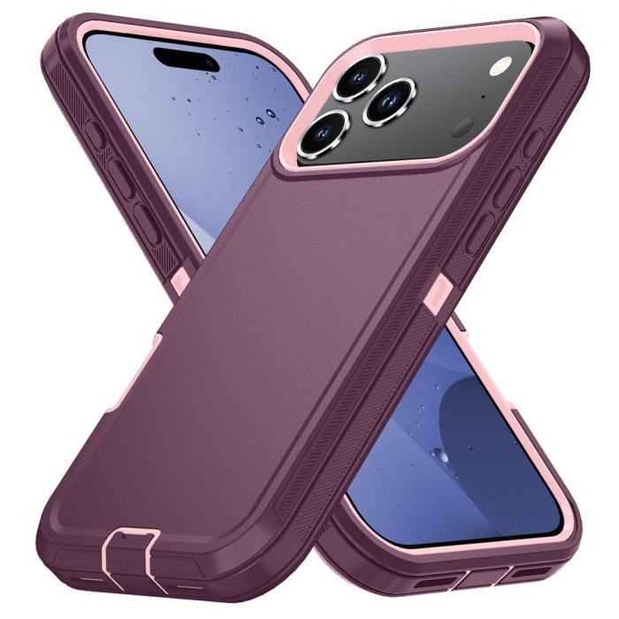 Bild 4, iPhone 17 Pro Skal Extreme Shockproof Hybrid Vinröd
