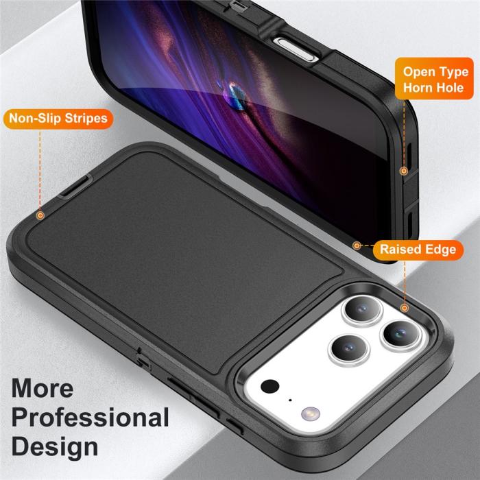 Bild 3, iPhone 17 Pro Skal Extreme Shockproof Hybrid Svart