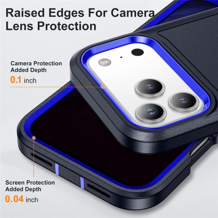 Bild 4, iPhone 17 Pro Skal Extreme Shockproof Hybrid Blå