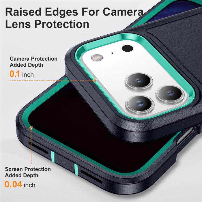Bild 4, iPhone 17 Pro Skal Extreme Shockproof Hybrid Mörk Blå