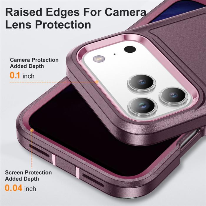 Bild 4, iPhone 17 Pro Skal Extreme Shockproof Hybrid Lila