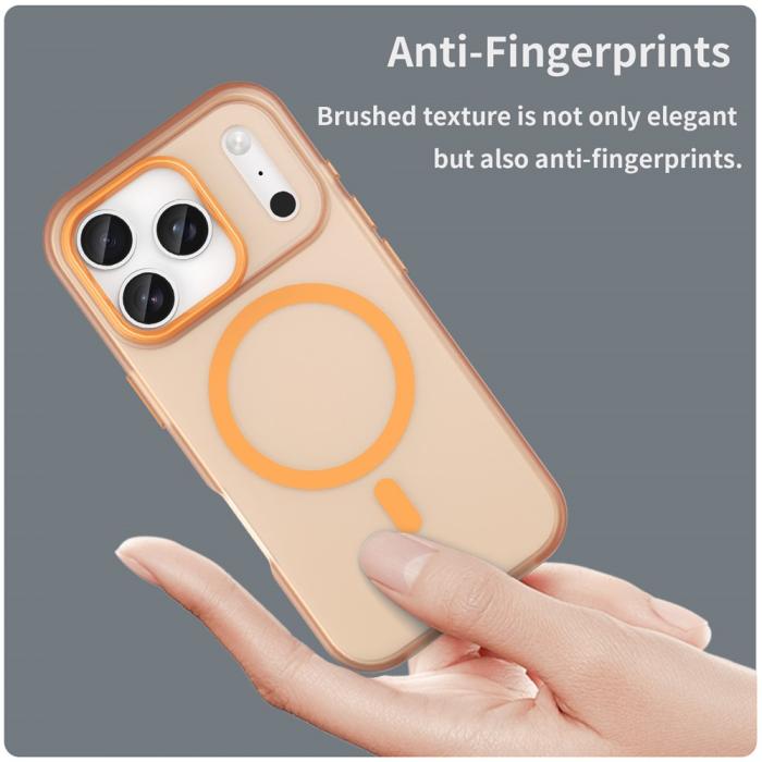 Bild 5, iPhone 17 Pro Skal MagSafe Hybrid Matt Orange