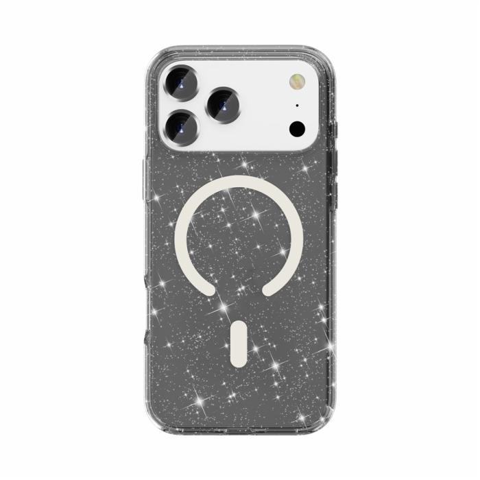Bild 6, iPhone 17 Pro Max Skal MagSafe Glitter Svart