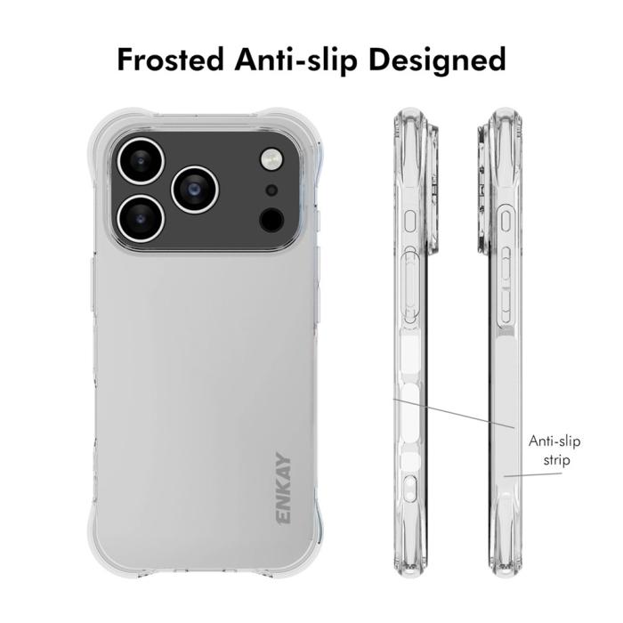 Bild 4, ENKAY iPhone 17 Pro Max Skal Shockproof TPU Transparent