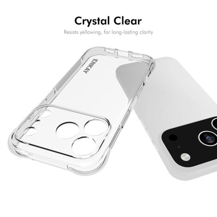 Bild 5, ENKAY iPhone 17 Pro Max Skal Shockproof TPU Transparent