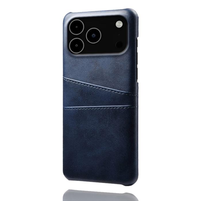 Bild 4, iPhone 17 Pro Max Skal Med Kortfack Läder Blå