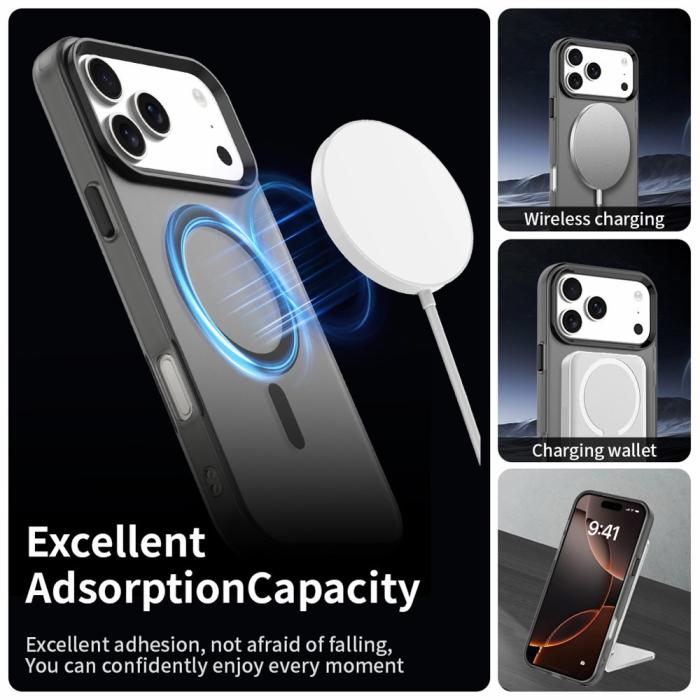 Bild 3, iPhone 17 Pro Max Skal MagSafe Hybrid Svart