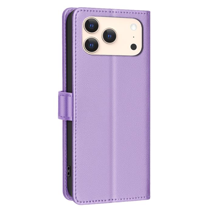 Bild 3, BINFEN iPhone 17 Pro Max Fodral RFID Läder Lila