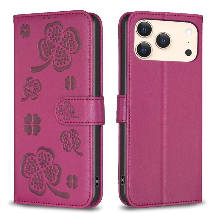 Bild 1, iPhone 17 Pro Max Fodral Med Blommigt Tryck Rosa