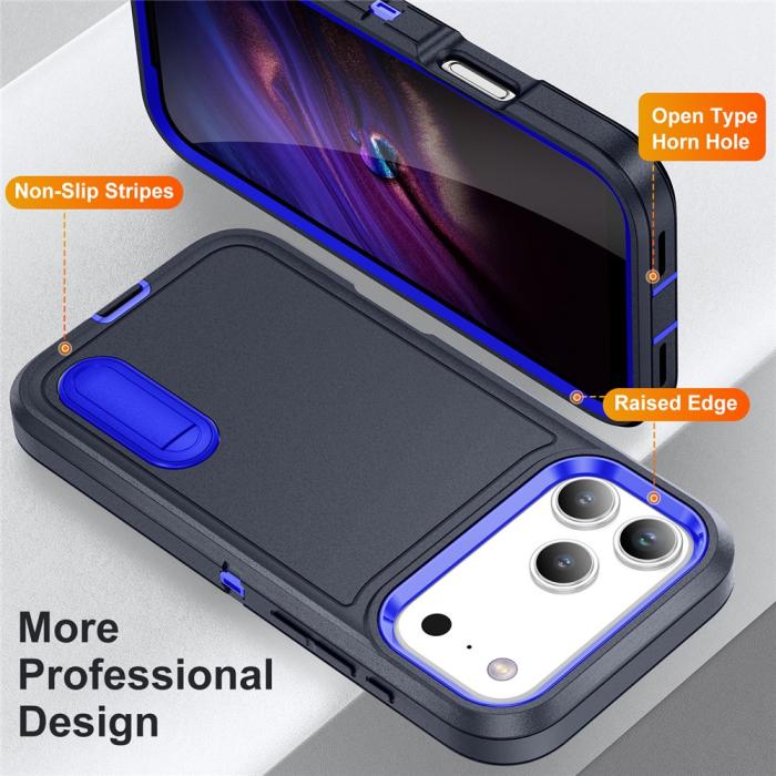 Bild 4, iPhone 17 Pro Max Skal Extreme Shockproof Hybrid Blå