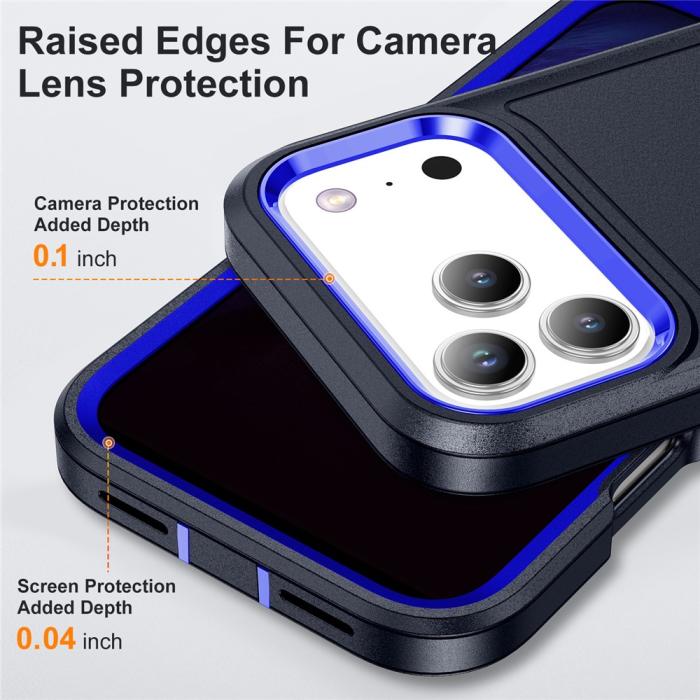 Bild 5, iPhone 17 Pro Max Skal Extreme Shockproof Hybrid Blå