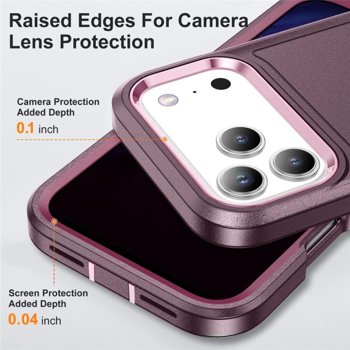Bild 5, iPhone 17 Pro Max Skal Extreme Shockproof Hybrid Lila