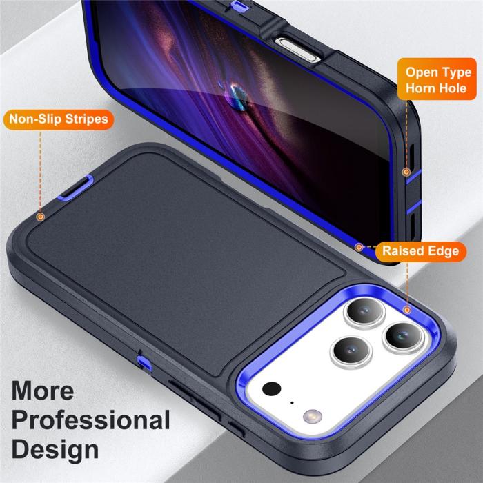 Bild 3, iPhone 17 Pro Max Skal Extreme Shockproof Hybrid Blå