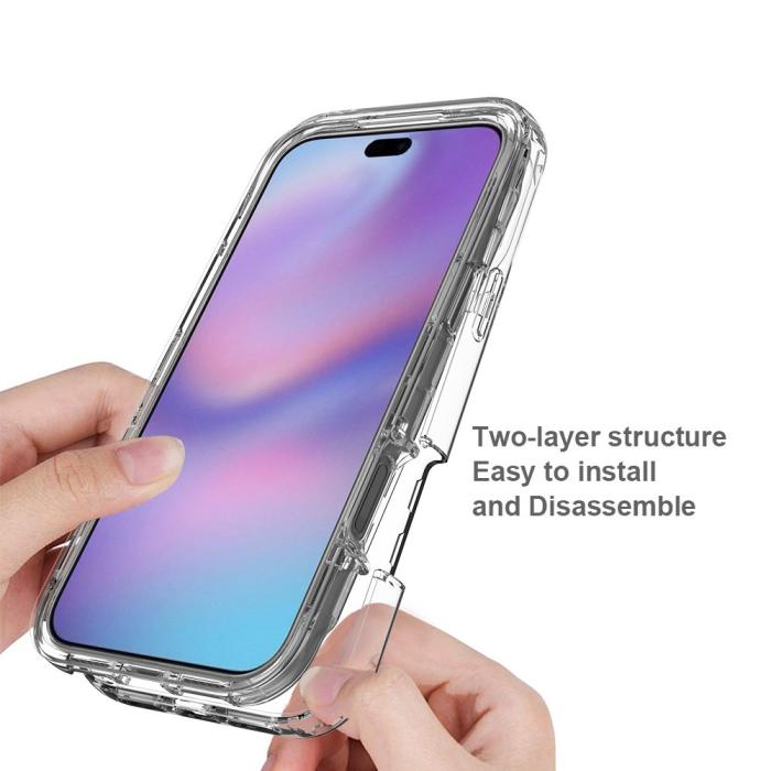 Bild 2, iPhone 17 Pro Max Skal Shockproof Hybrid Transparent