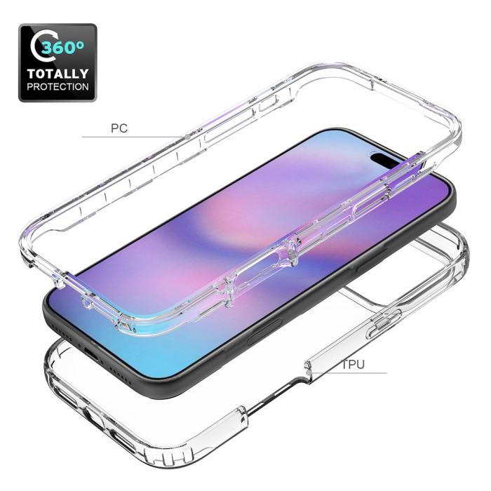 Bild 5, iPhone 17 Pro Max Skal Shockproof Hybrid Transparent