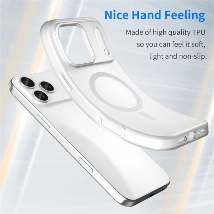 Bild 4, iPhone 17 Pro Max Skal MagSafe Hybrid Matt Vit