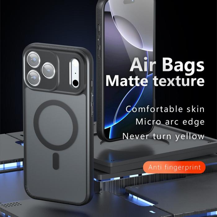 Bild 3, iPhone 17 Pro Max Skal MagSafe Hybrid Svart