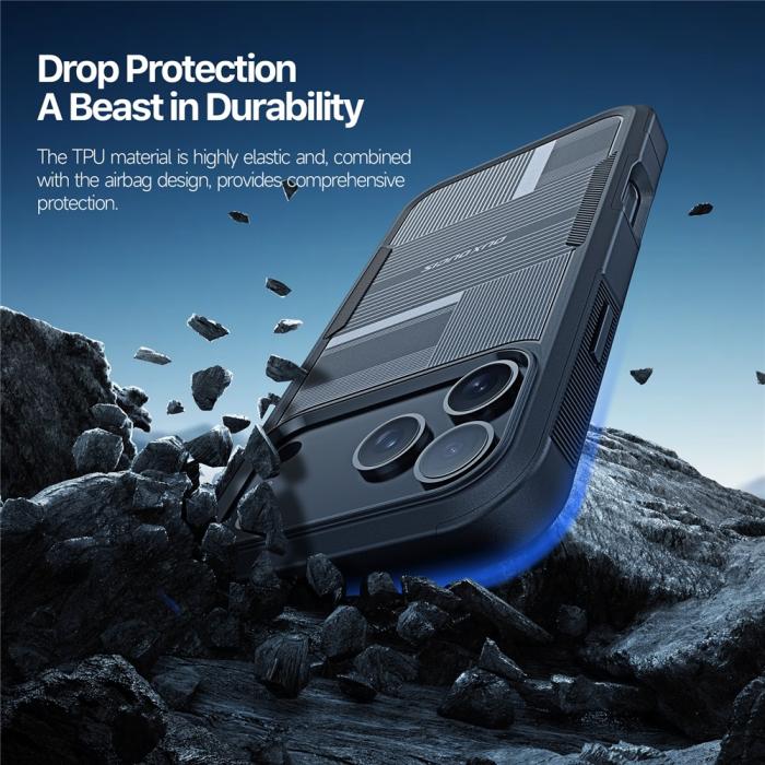 Bild 5, DUX DUCIS iPhone 17 Pro Max Skal SHLD Series Umbra Svart