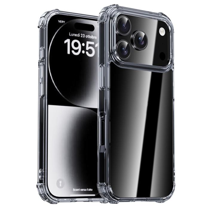 Bild 1, IPAKY iPhone 17 Pro Max Skal Shockproof Transparent