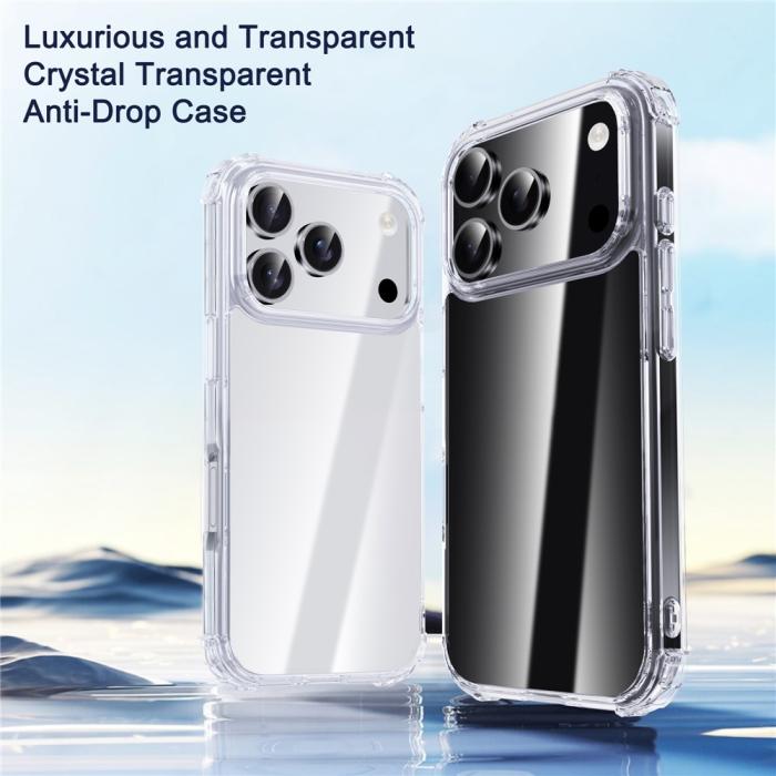 Bild 2, IPAKY iPhone 17 Pro Max Skal Shockproof Transparent