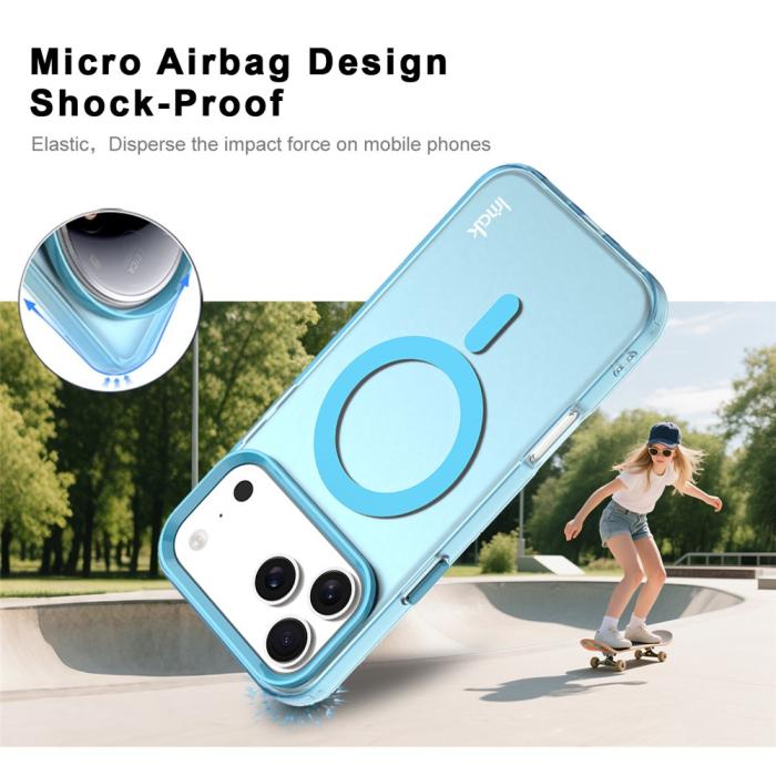 Bild 3, IMAK iPhone 17 Pro Max Skal MagSafe Anti Drop Blå
