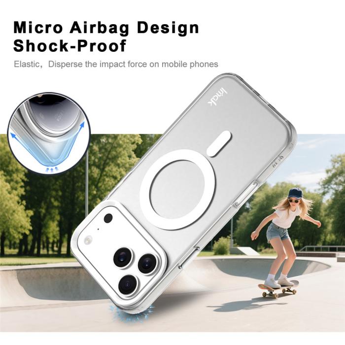 Bild 3, IMAK iPhone 17 Pro Max Skal MagSafe Anti Drop Vit