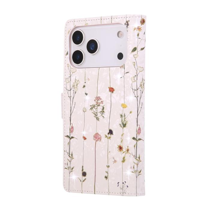 Bild 6, iPhone 17 Pro Max Fodral RFID Läder Små Blommor