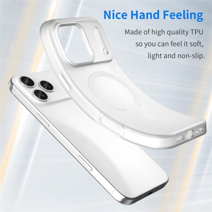 Bild 4, iPhone 17 Pro Max Skal MagSafe Hybrid Vit