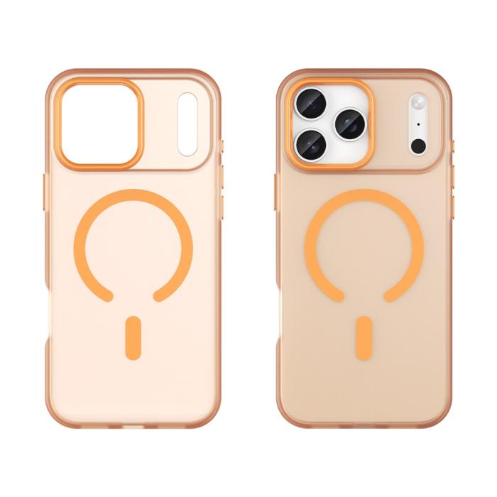 Bild 2, iPhone 17 Pro Max Skal MagSafe Hybrid Orange