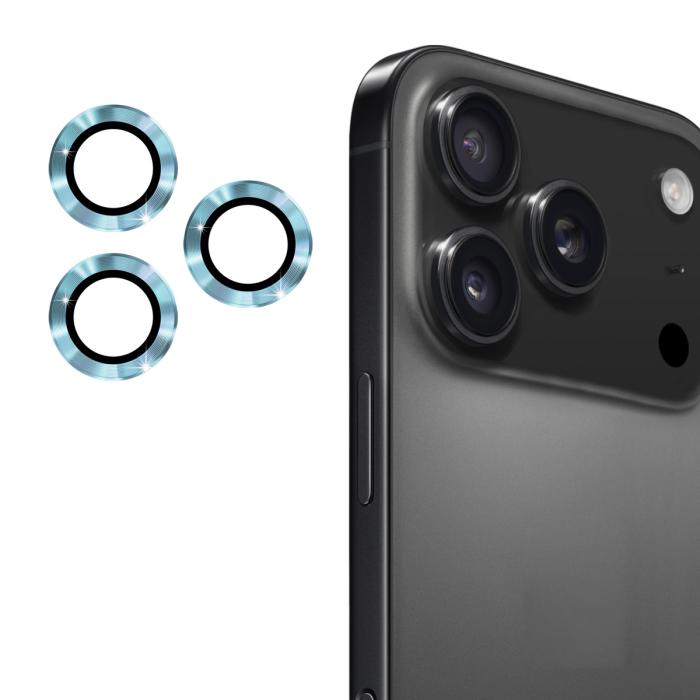 Bild 1, ENKAY Phone 17 Pro Max / 17 Pro Linsskydd Härdat Glas Blå