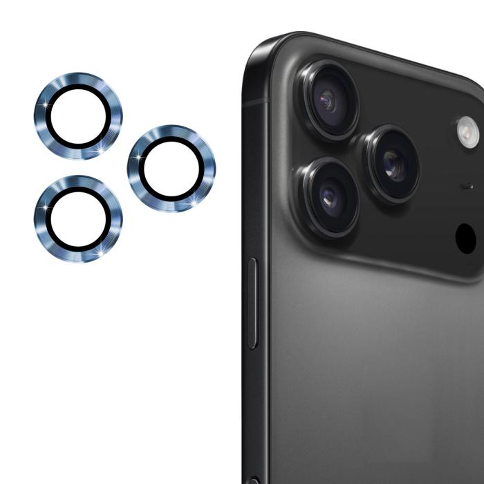 Bild 1, ENKAY Phone 17 Pro Max / 17 Pro Linsskydd Härdat Glas Blå