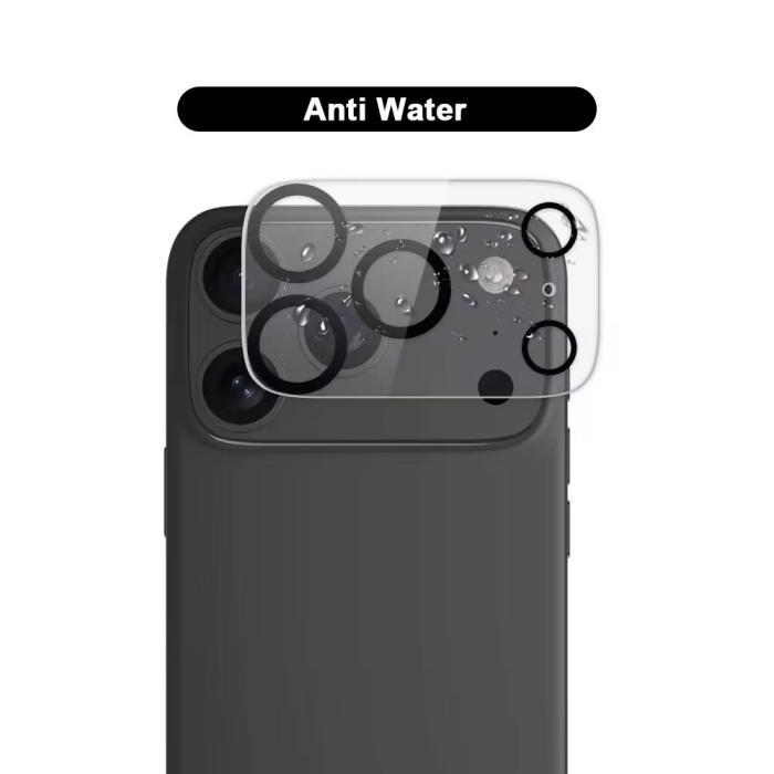 Bild 2, WANLONFENG iPhone 17 Pro Max Linsskydd Härdat Glas Transparent
