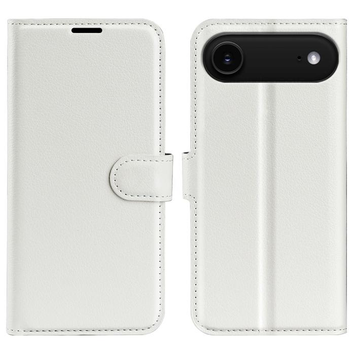 Bild 1, iPhone Air Fodral Litchi Läder Vit