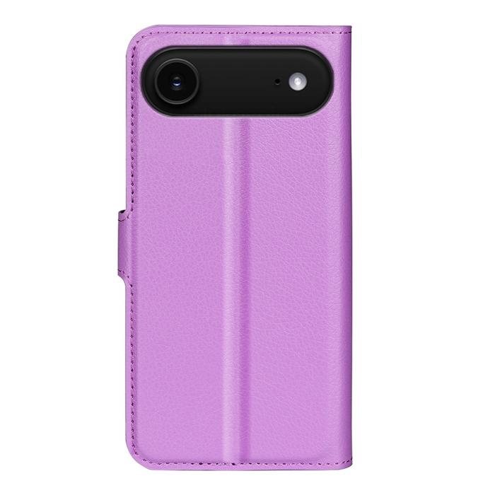 Bild 3, iPhone Air Fodral Litchi Läder Lila
