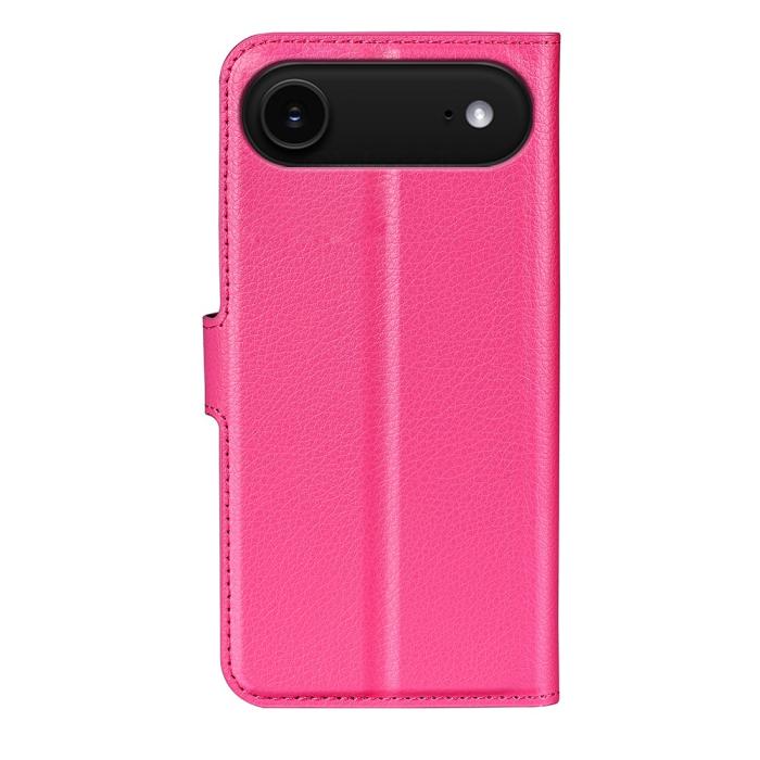 Bild 3, iPhone Air Fodral Litchi Läder Rosa
