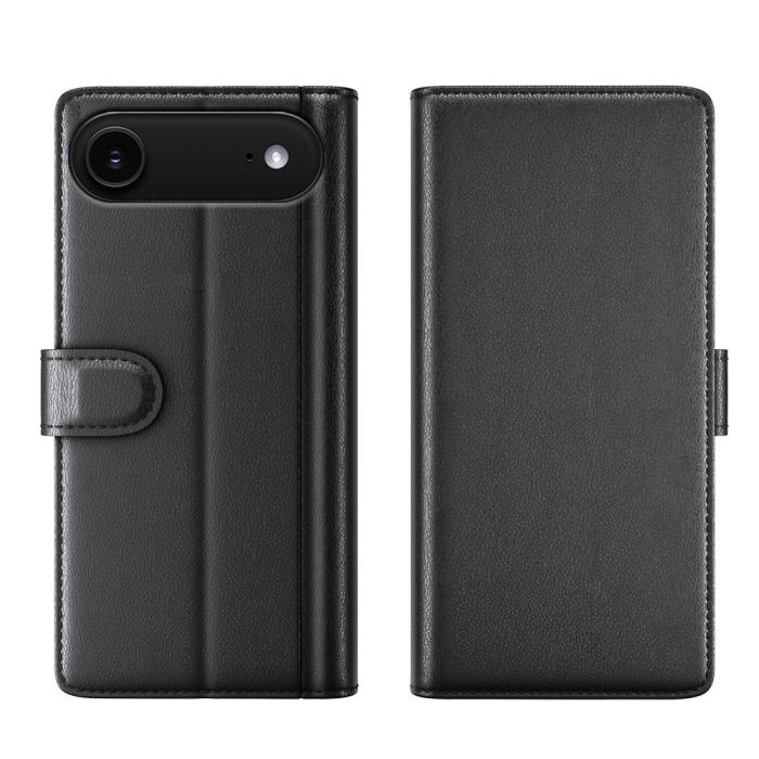 Bild 5, iPhone Air Fodral Premium Äkta Läder Svart